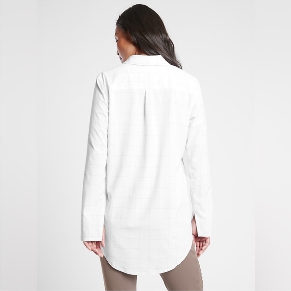 Athleta Urbanite Button Down - Windowpane - Picture 2 of 4